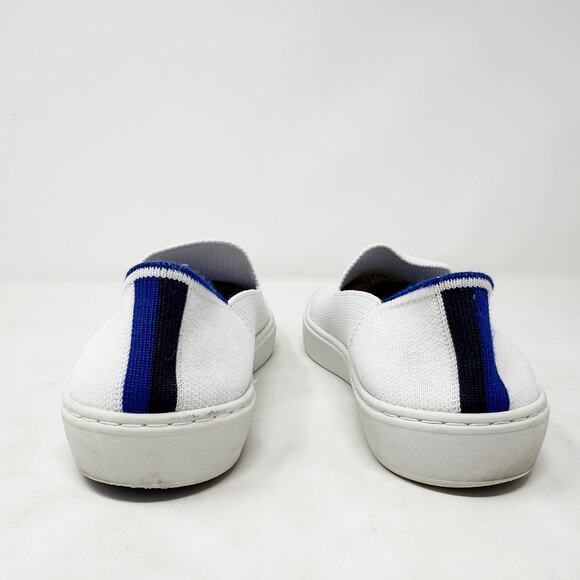 [Rothy's] Bright White The Original Slip-On Sneakers Washable Eco-Friendly Sz 7 - Picture 4 of 11